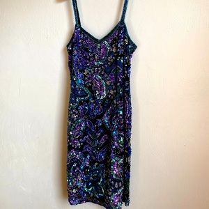 Sequined flapper dress